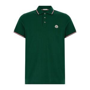 Moncler Men Tricolor Detail Polo Shirt